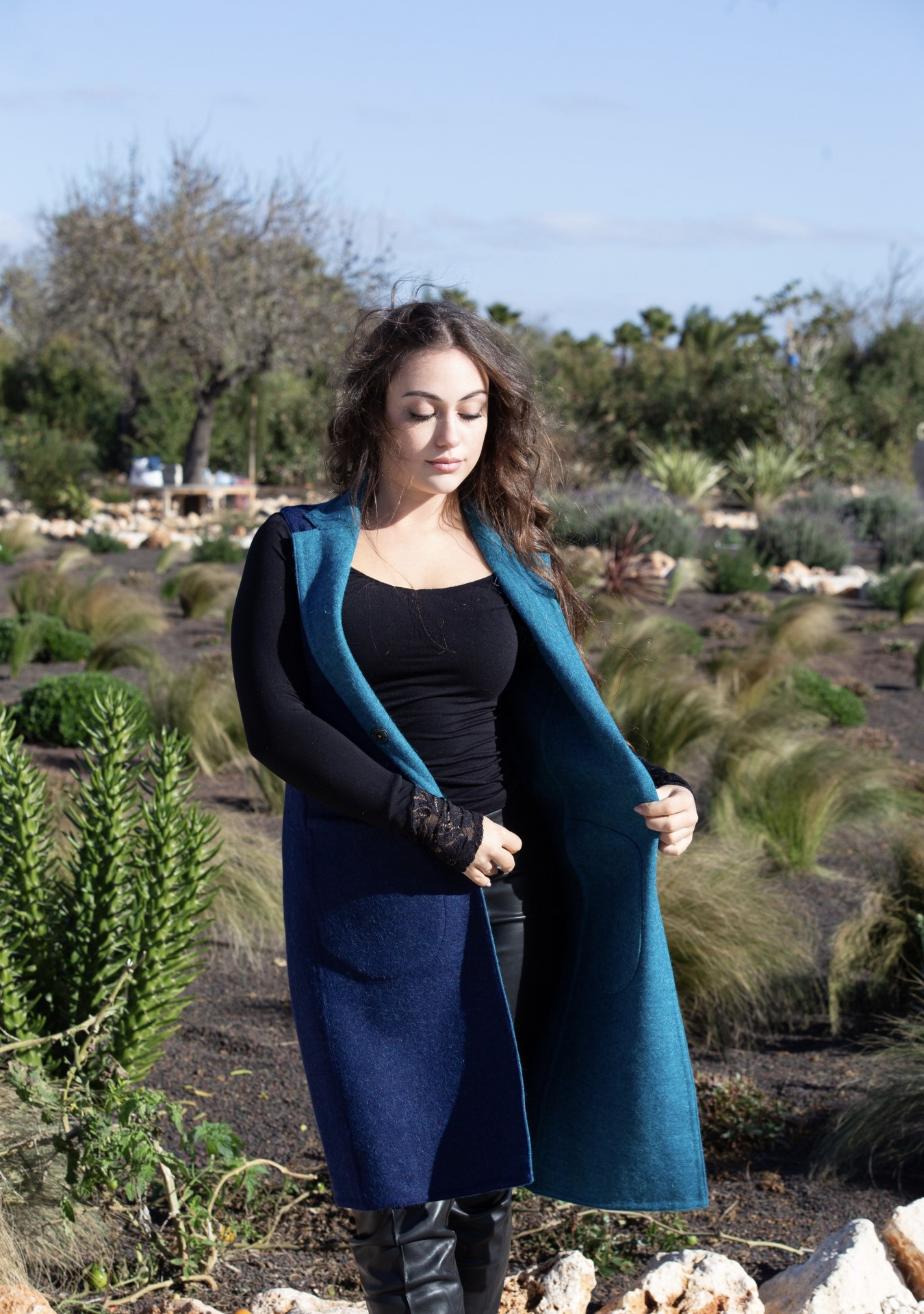 Chaleco Azul Turquesa 2